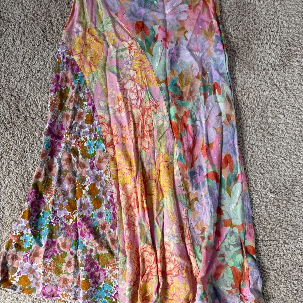 Kachel Mixed Print Slip Skirt - Picture 3 of 3